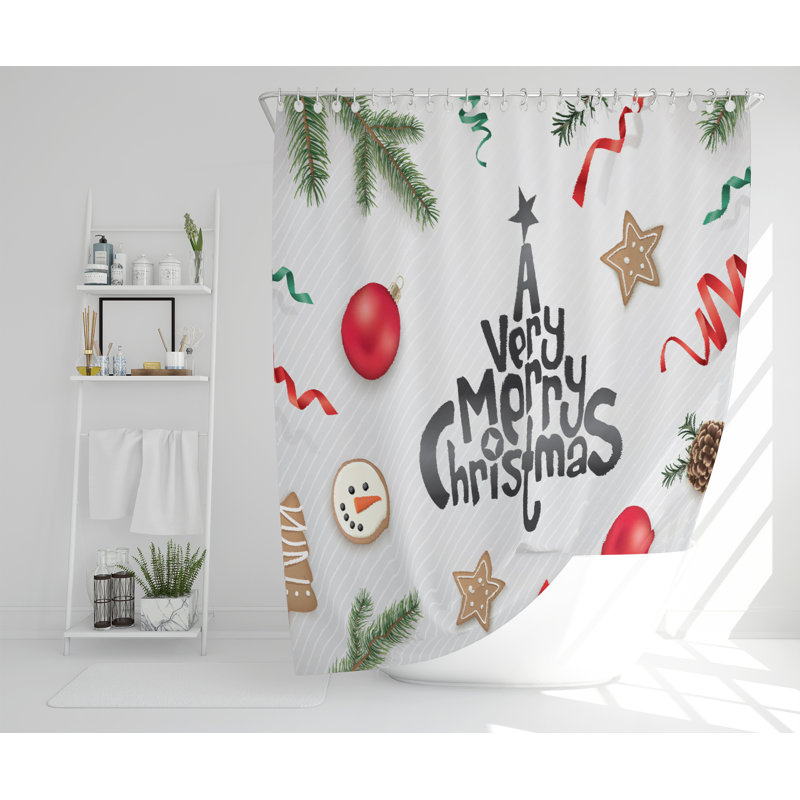 Chad Polyester Shower Curtain Set