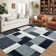 Jonteria Washable Patchwork Indoor Rug