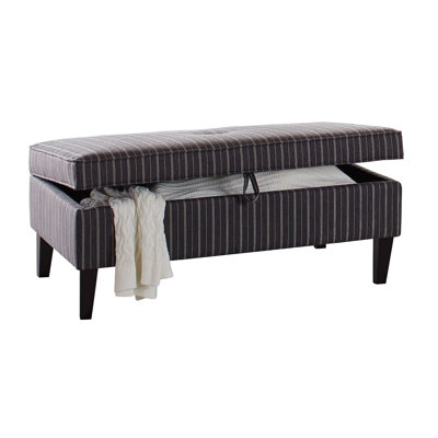 Repose-pieds rectangulaire avec rangement Ernest