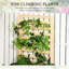 Boîte à fleurs en bois de 43 pouces avec treillis de, pour plantes d'extérieur, légumes, fleurs, herbes, technique d'assemblage rapide, procédure d'installation de teinte naturelle, apparence