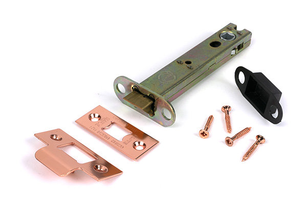 Aged Brass 5" Heavy Duty Latch, Polished Bronze
