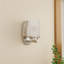 1-E26 Applique murale 4,33 pouces avec abat-jour en verre-506779983