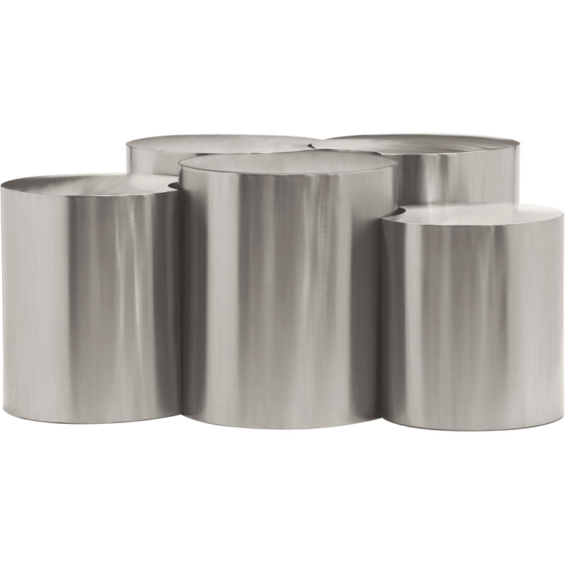 Ensemble de 5 tables de groupage Hylie, Argent