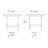36" Square Patio Dining Table-1311728309
