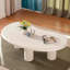 Modern Cashew-Shaped Coffee Table – Minimalist Open Design Centre Table for Small Spaces and Apartments