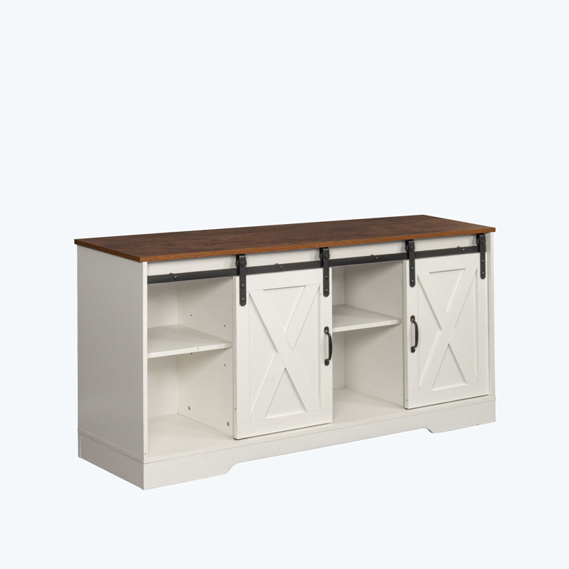 Crédence de rangement l 59 po Melra
