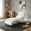 Fauteuil inclinable en velours capitonné-61114608