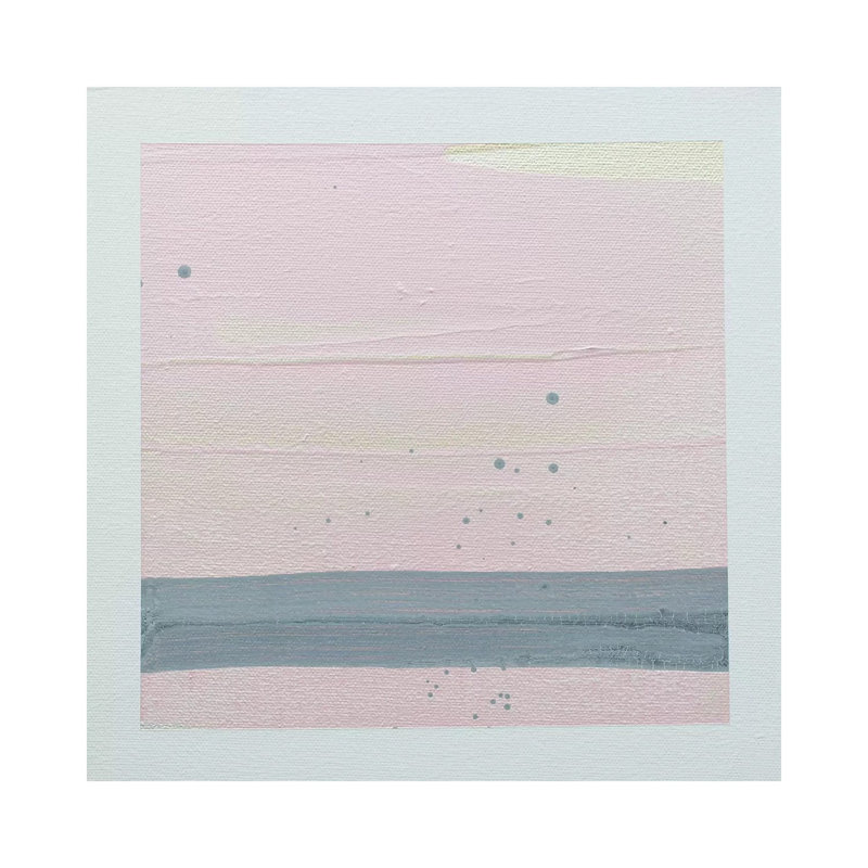 Pink Sunset II 1 Piece Wrapped Canvas Painting, 45.72cm H x 45.72cm W x 1.905cm D