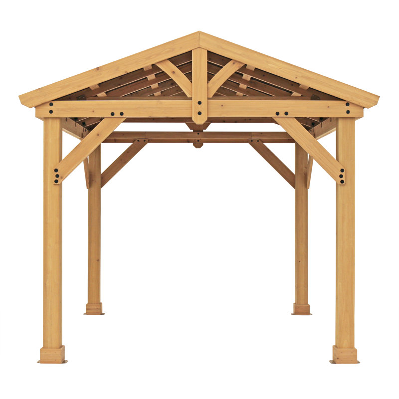 10 pi. L 10 pi. D Pavillon de jardin en bois massif