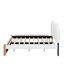 Lit plateforme tapissier avec lit gigogne-508423951