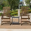Chaises berçantes d'extérieur en PEHD pour patio-552783074