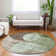 Machine Washable Indoor/Outdoor Cicel ACN1140 Aloe Rug