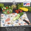 Tapis de planche à découper en plastique flexible 15 po x 11,5 po Meadow Flowers