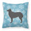 Coussin intérieur/extérieur en flocons d’hiver-32011174