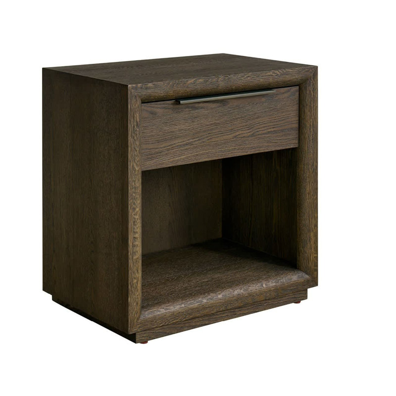 Modern 1 - Drawer Nightstand, Brown