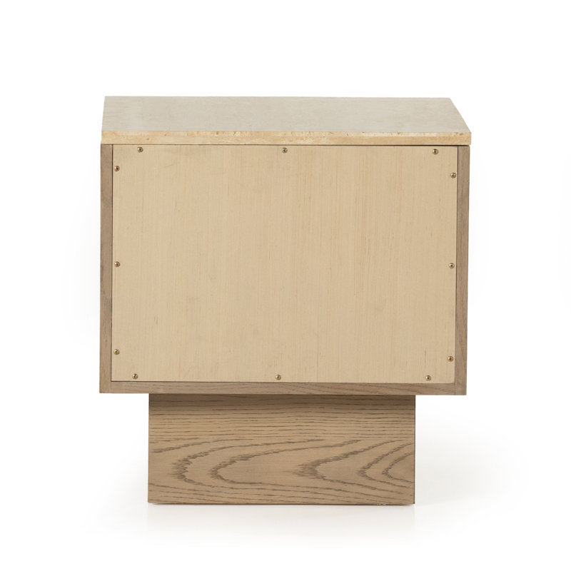 Jaylen 2 - Drawer Solid Wood Nightstand