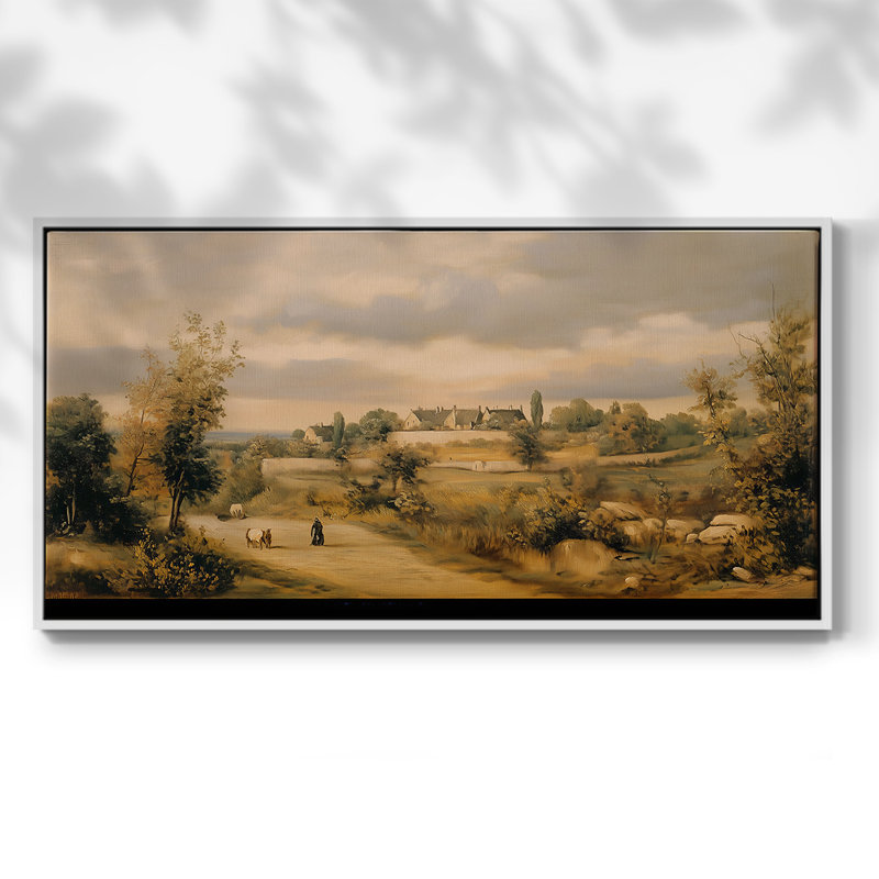 Série nautique-CL III - Toile tendue avec châssis encadré - Prêt à être accroché, H 17 po x l 33 po, Blanc
