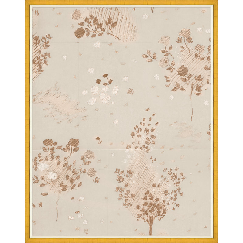 Sepia 1 Print by Paule Marrot, Gold Framed, 54" H x 43" W x 1.25" D