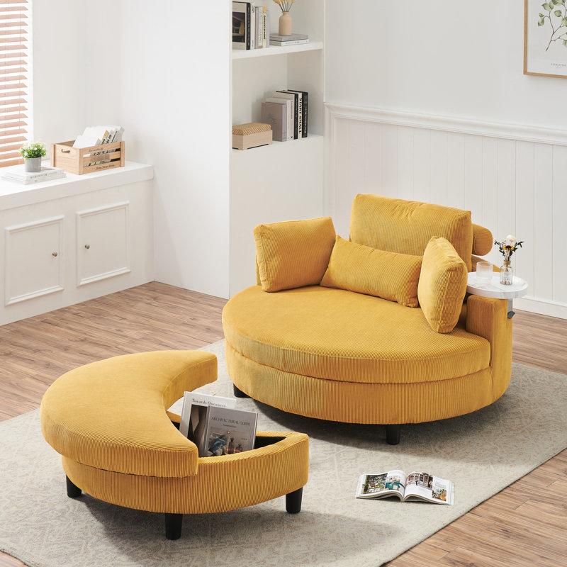 Velours côtelé 50,2 pouces Comfy