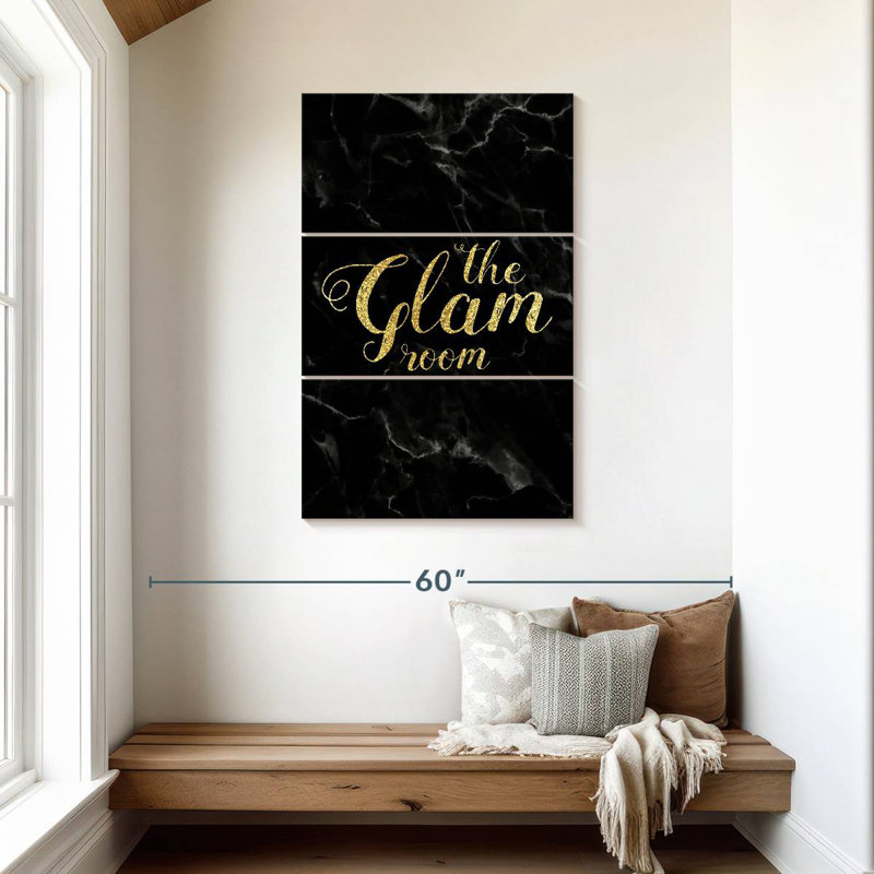 Tergel Marble Glam Room, H 45 po x l 28 po
