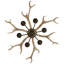 Donita 6-Heads Retro Antler Resin Chandelier