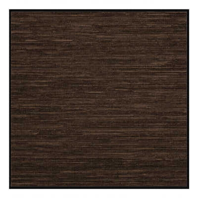 Machine Washable Solid Black Area Rug