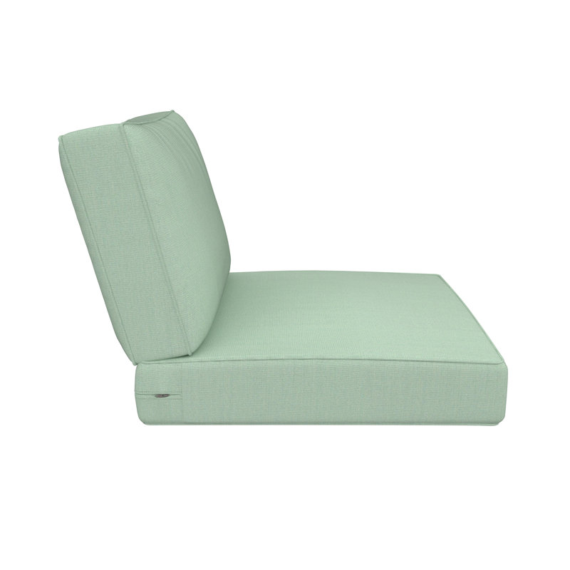 Outdoor Sunbrella Lounge Chair Cushion, Canvas Spa Sunbrella® Canvas