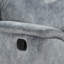 Fauteuil inclinable capitonné gris argenté Delaware