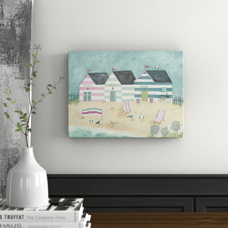 A Sunday Afternoon Bike Ride by Louise O'Hara - No Frame Painting, 60cm H x 80cm W
