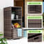 Organisateur de rangement imperméable en rotin-110434380