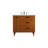 Baldwin 36 " W Freestanding Standard Free Standing 1 Single Vanity Bathroom Vanity With Engineered Marble Top-1830100966