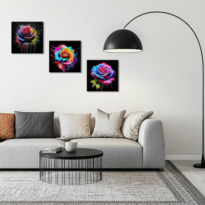 3 Piece Wrapped Canvas Wall Art