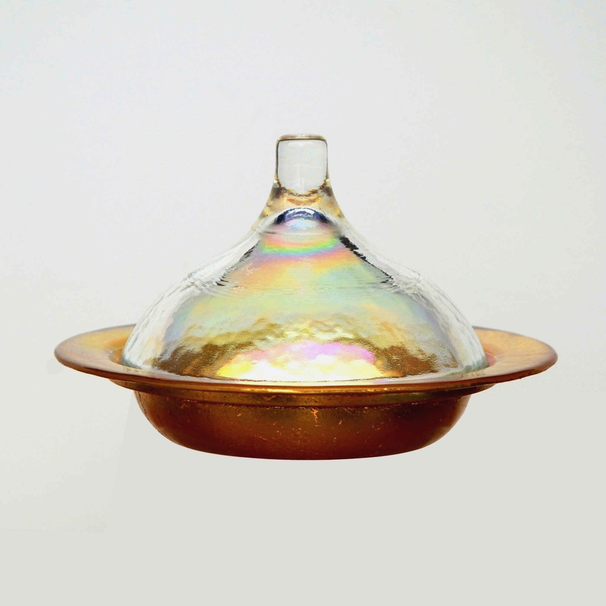 Mercer41 Olive Glass Covered Dish