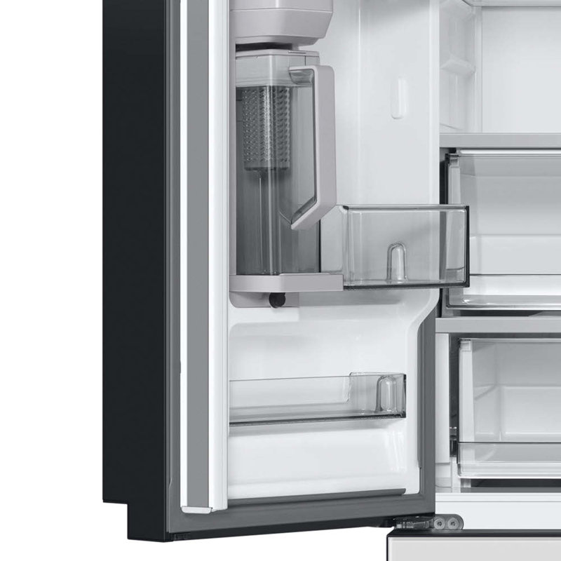 Réfrigérateur 36 po à 3 portes à profondeur de comptoir avec porte-bidon à remplissage automatique 36 po 24 po., Panneaux non inclus