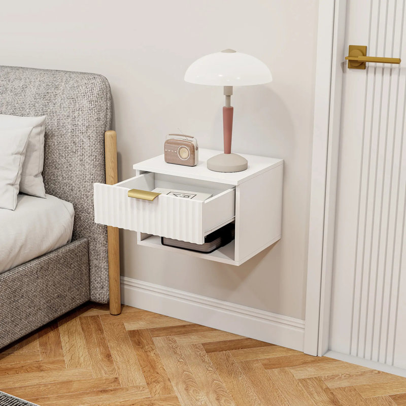 40cm W Manufactured Wood Bedside Table