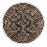 Manchuria One-of-a-Kind Round 4' X 4' Hand Knotted Area Rug