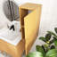 Armoire murale de meuble-lavabo flottant mural H 30 "avec porte et tablette-226463227