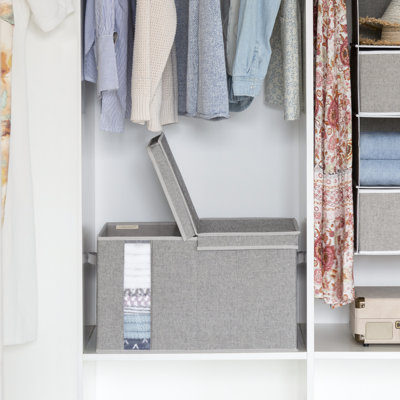 Large Fabric Box with Lid