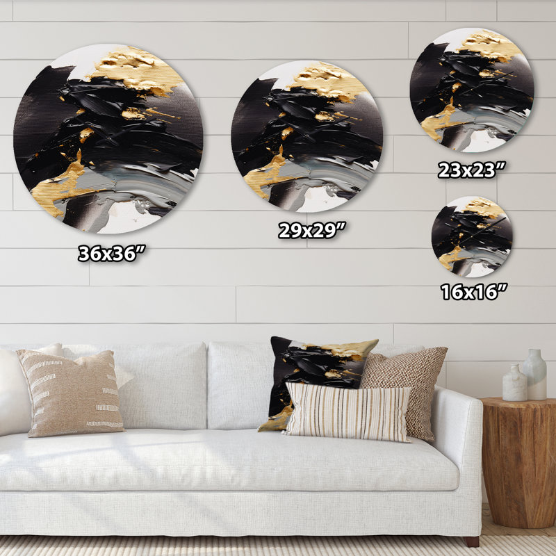Horloge murale en métal exquise Darling, Petit