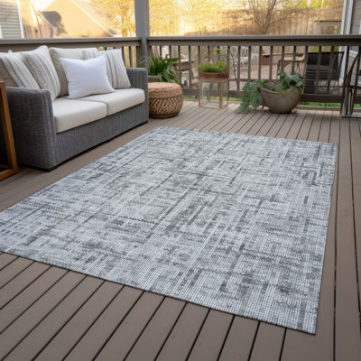 Tapis à rayures intérieur / extérieur lavable à la machine Colman ACN2130