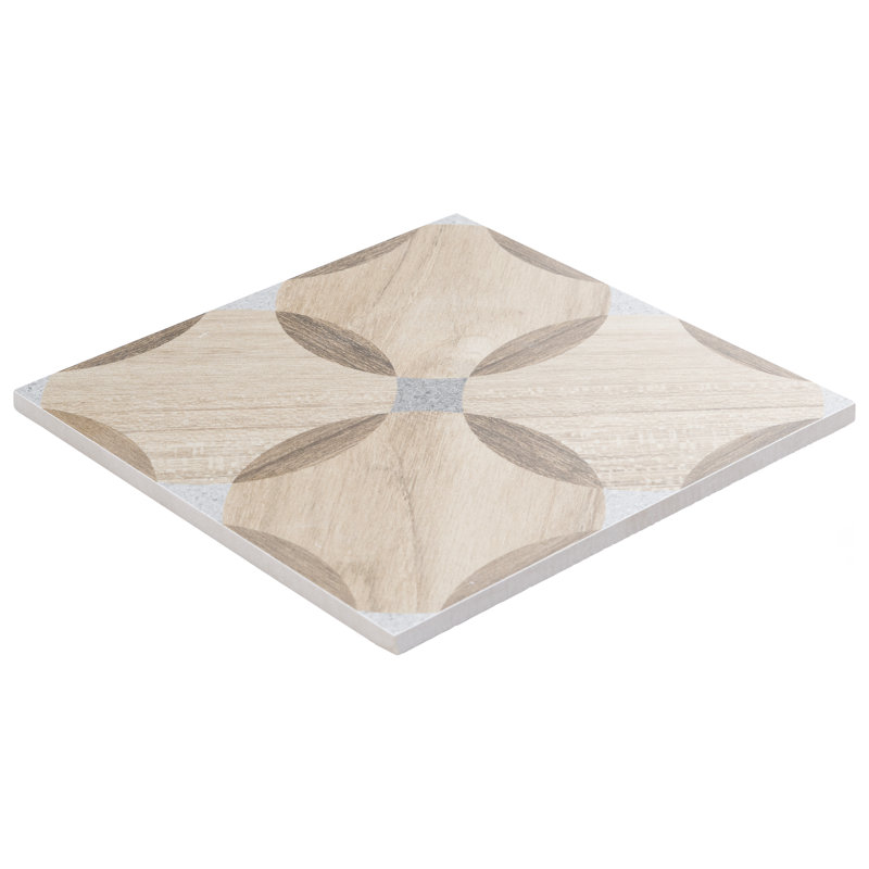 Komi Mossy 8" x 8" Straight Edge Porcelain Patterned Wall & Floor Tile