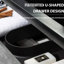 Meuble-lavabo flottant 36 po avec lavabo à comptoir en quartz noir
