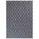 Tapis intérieur / extérieur à motif géométrique gris granite Lipman