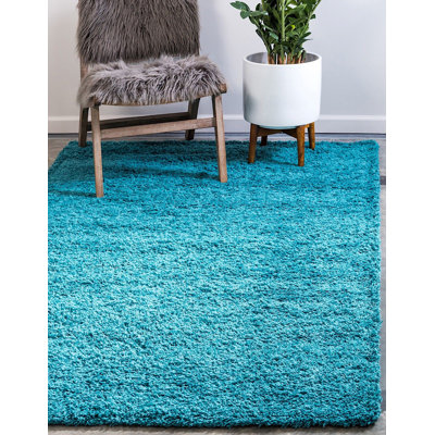 Tapis bleu sarcelle Sybil