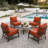 24"W X 24"D Outdoor Deep Seating Cushions 6.5” Indoor/Outdoor Seat And Back Cushion, Cushions Only-114072526