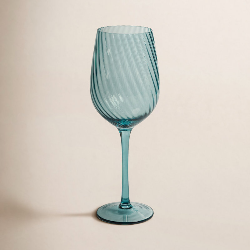 Ensemble de 4 verres à vin Bonnie, Bleu