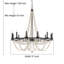 Lustre perlé à intensité variable 12 lumières Knaack -904543373