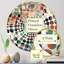 Roumel - Miroir décoratif à cercles concentriques-860002499