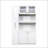Kitchen Pantry Cabinet With Multi-Functional Pull-Out Multi-Tier Storage Shelf