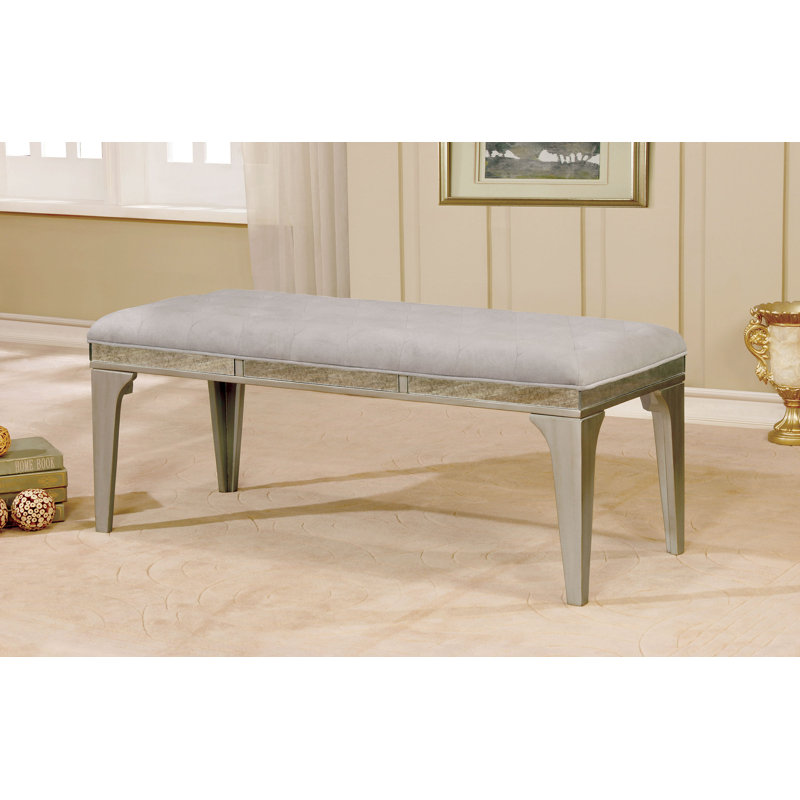 Banc rembourré flanelette Isidore